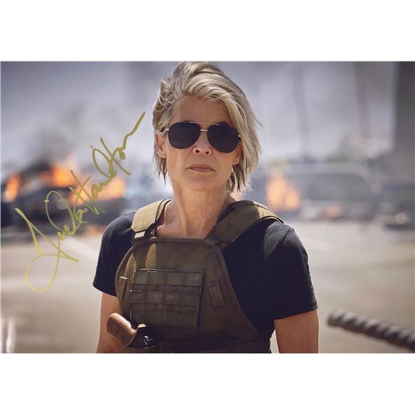 Terminator Dark Fate Photo Linda Hamilton Autographed Signed