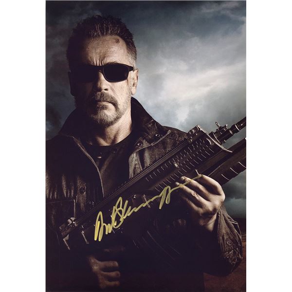 Terminator Dark Fate Photo Arnold Schwarzenegger Autographed Signed