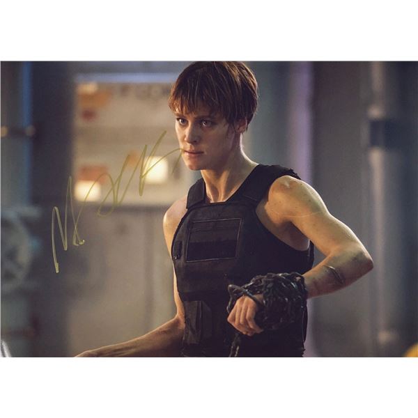 Terminator Dark Fate Photo Mackenzie Davis Autographed Signed