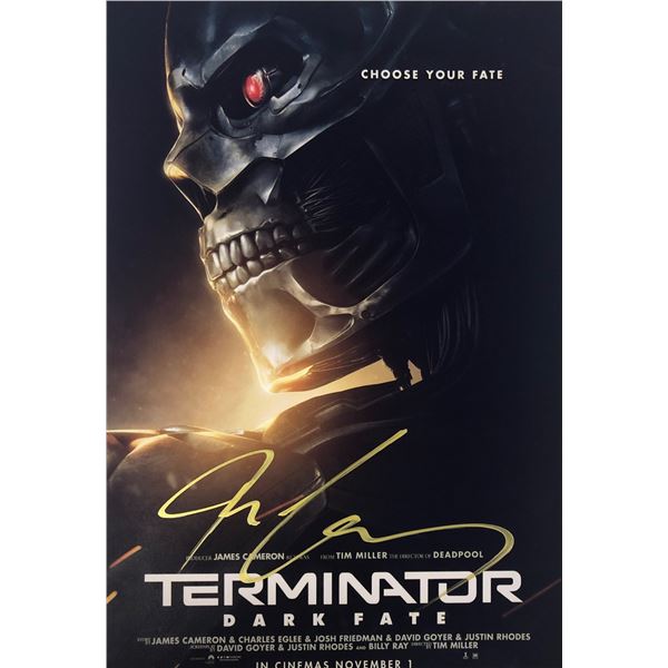 Terminator 3 Autographed Terminator Dark Fate Photo James Cameron Autographed Signed