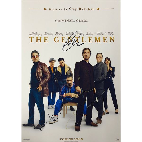 Gentlemen Matthew McConaughey Autographed Signed