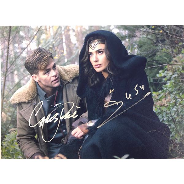 Wonder Woman Chris Pine Photo Autographed Signed