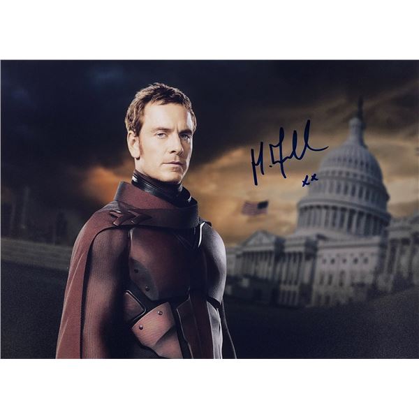 Xmen Days of Future Past Michael Fassbender Photo Autographed Signed