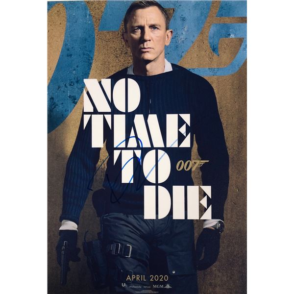 007 No Time to Die Daniel Craig Photo Autographed Signed