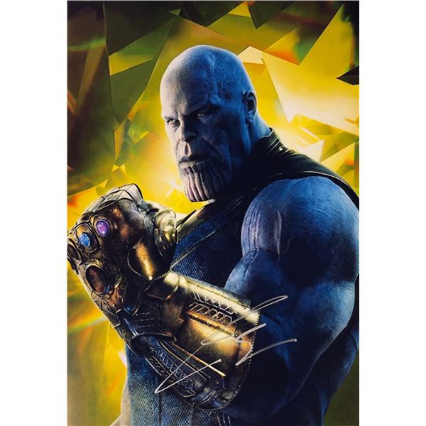 Avengers Thanos Josh Brolin Photo Autographed Signed