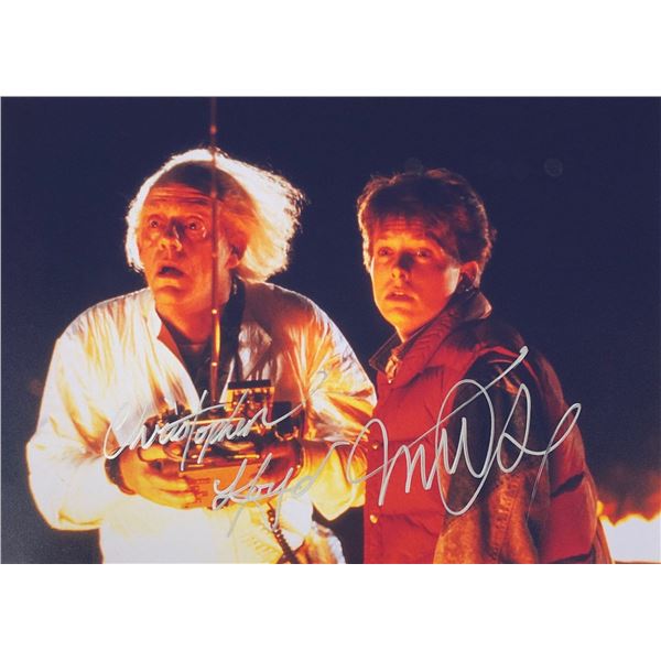 Back to Future Michael J Fox Photo Autographed Signed