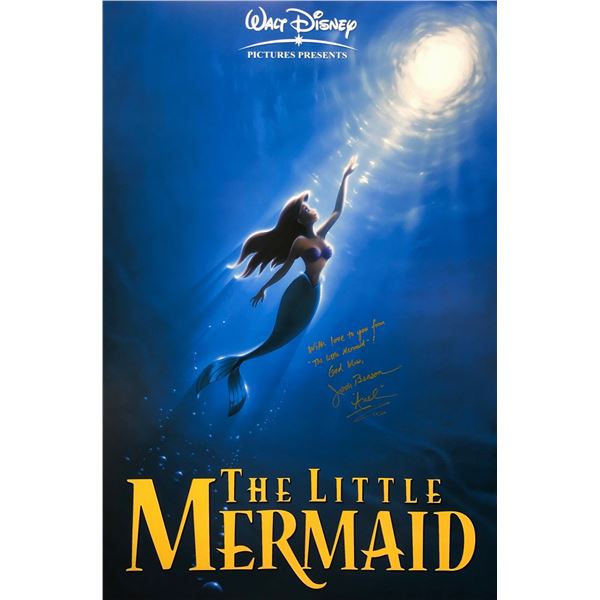 Little Mermaid Poster Jodi Benson Autographed  Signed