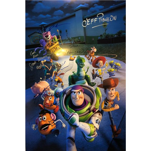 Toy Story 3 Poster Tom Hanks Tim Allen Autographed  Signed