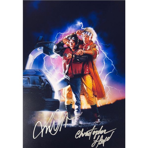 Back to Future Michael J Fox Photo Autographed Signed