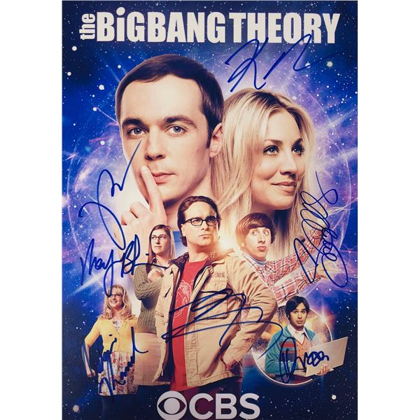 Big Bang Theory Johnny Galecki Kaley Cuoco Signed