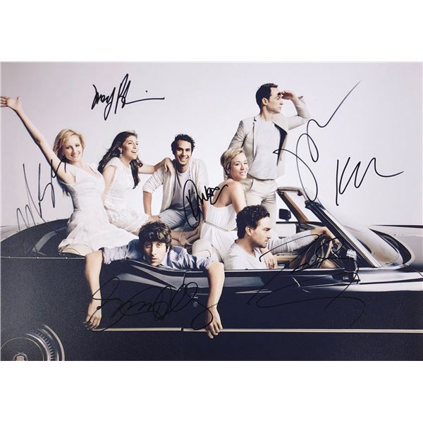 Big Bang Theory Johnny Galecki Kaley Cuoco Signed