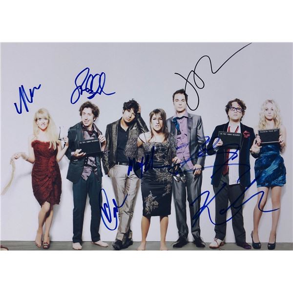 Big Bang Theory Johnny Galecki Kaley Cuoco Signed
