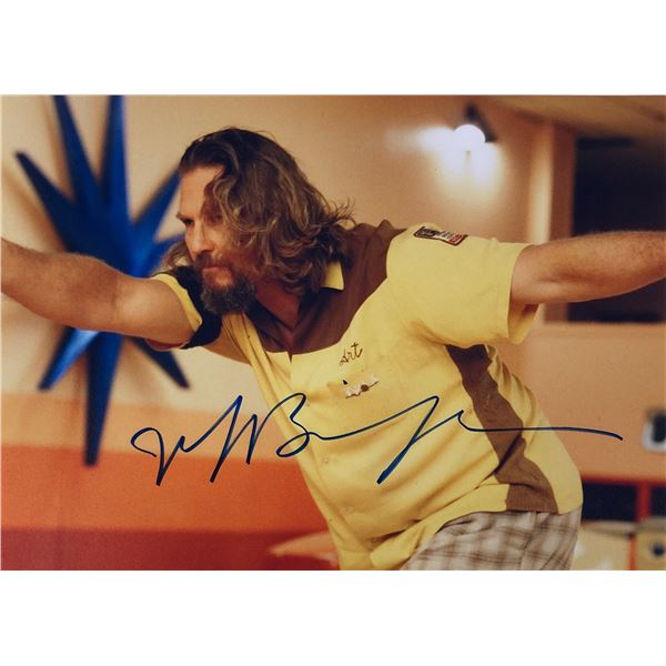 Big Lebowski Jeff Bridges Photo Autographed Signed