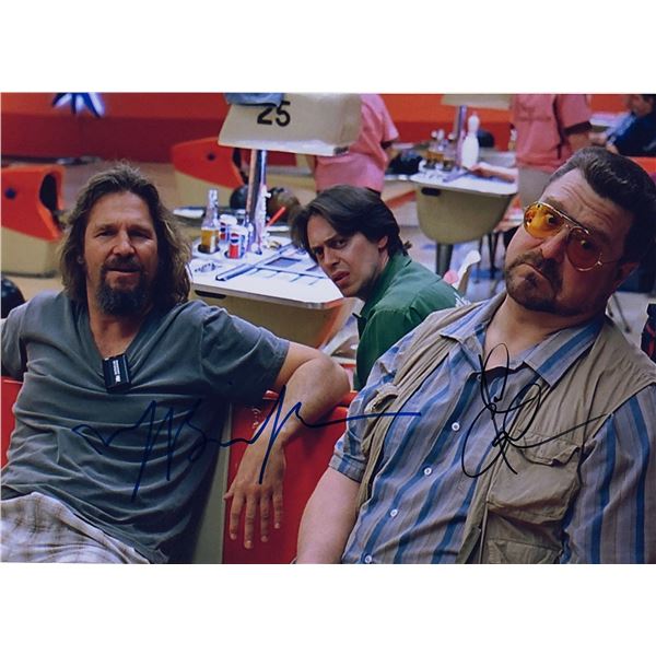 Big Lebowski Jeff Bridges John Goodman Photo Autographed Signed