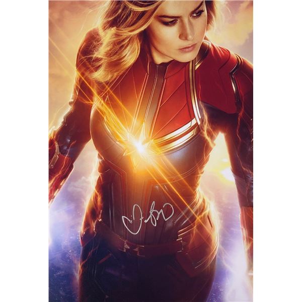 Captain Marvel Brie Larson Photo Autographed Signed