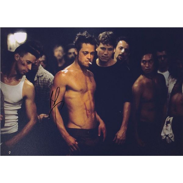 Fight Club Brad Pitt Photo Autographed Signed