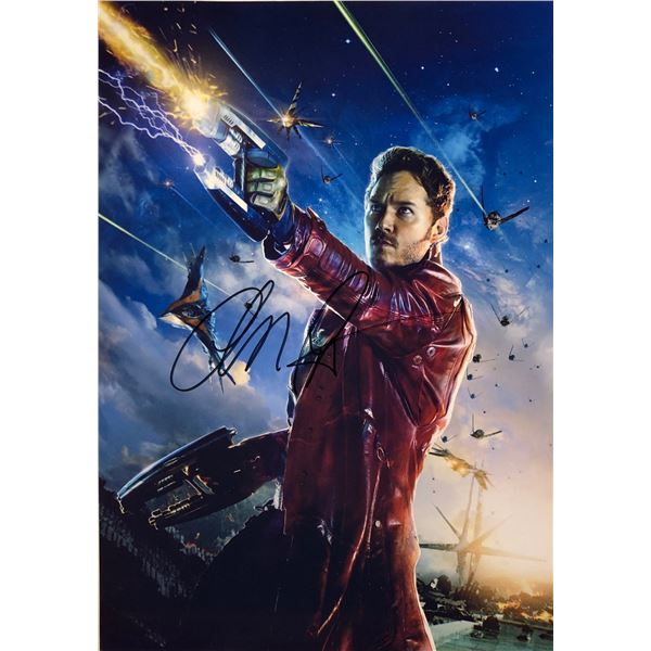 Guardians of Galaxy Photo Chris Pratt Autographed Signed