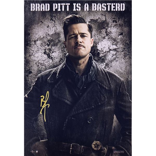 Inglorious Bastard Photo Brad Pitt Autographed Signed
