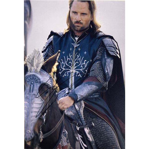 Lord of the Ring Viggo Mortensen Photo Autographed Signed
