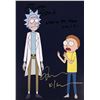 Image 1 : Rick and Morty Justin Roiland Dan Harmon Autographed Photo