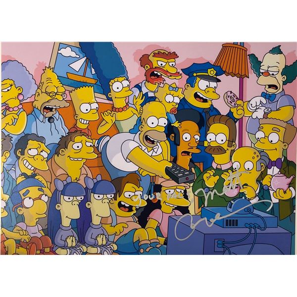 Simpsons Matt Groening Autographed Photo