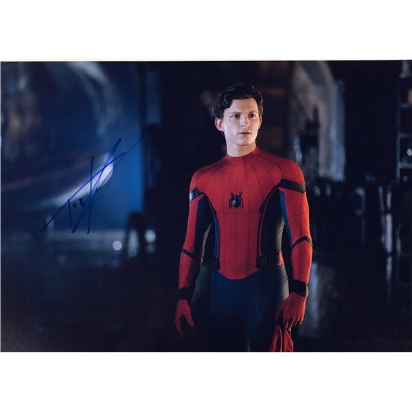 Spiderman Tom Holland Photo Autographed Signed
