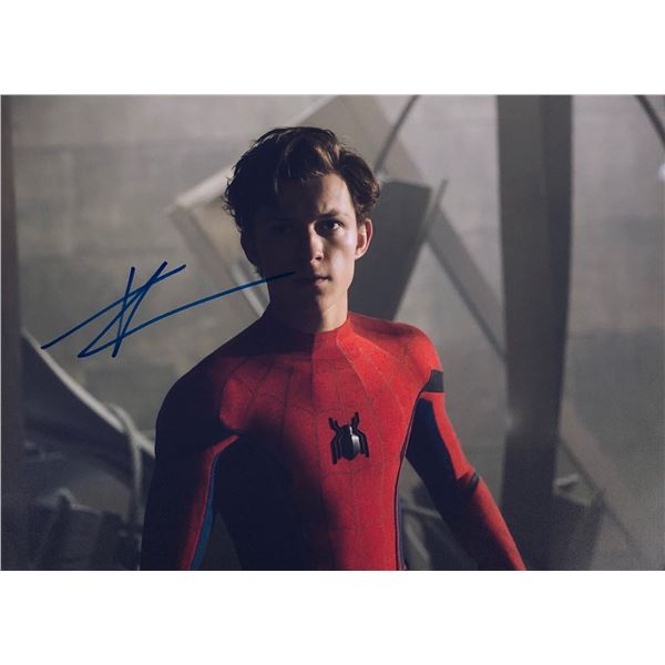 Spiderman Tom Holland Photo Autographed Signed