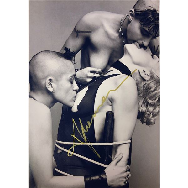 Madonna Sexy Autographed Signed Photo RARE