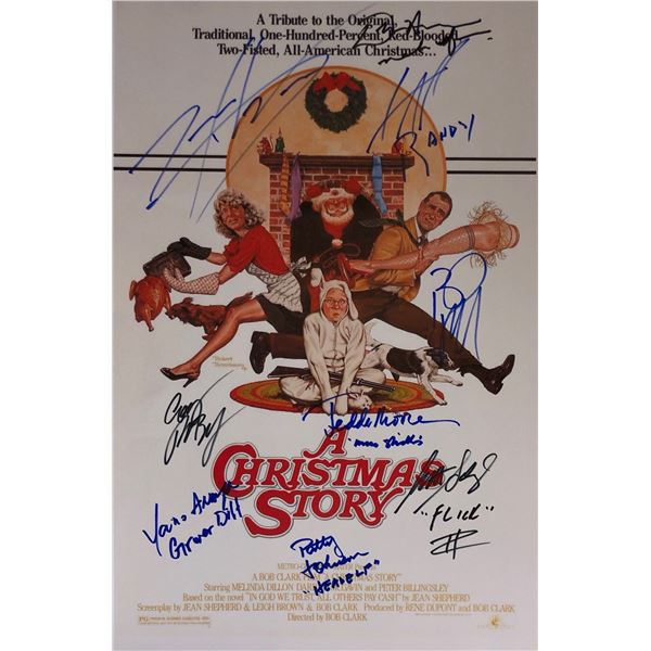 Peter Billingsley Autograph Christmas Story Signed Poster