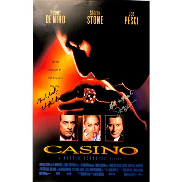 Autograph Signed Casino Poster OFFICIAL
