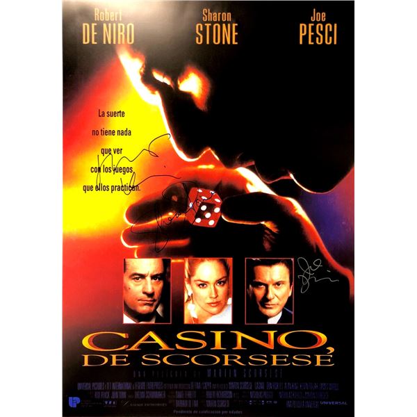 Autograph Signed Casino Poster OFFICIAL