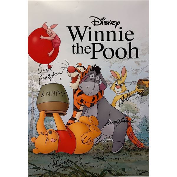 Autograph Signed Winnie the Pooh Poster