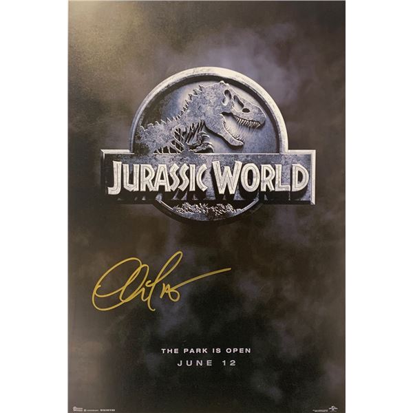 Autograph Signed Jurassic World Poster