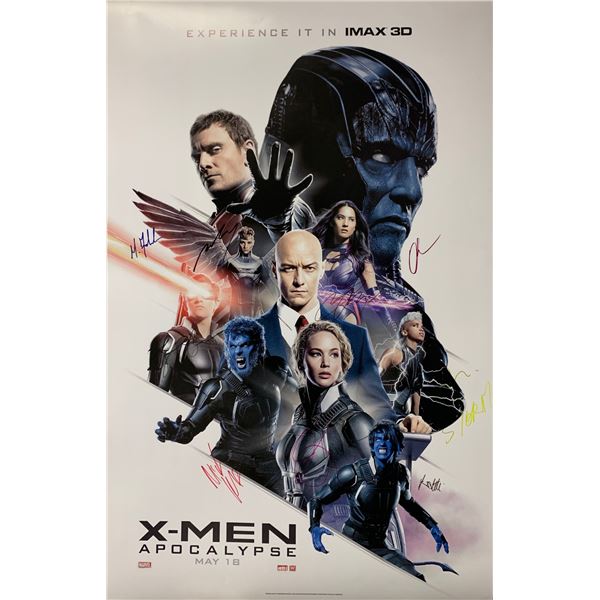 Autograph Signed X-Men: Apocalypse Poster