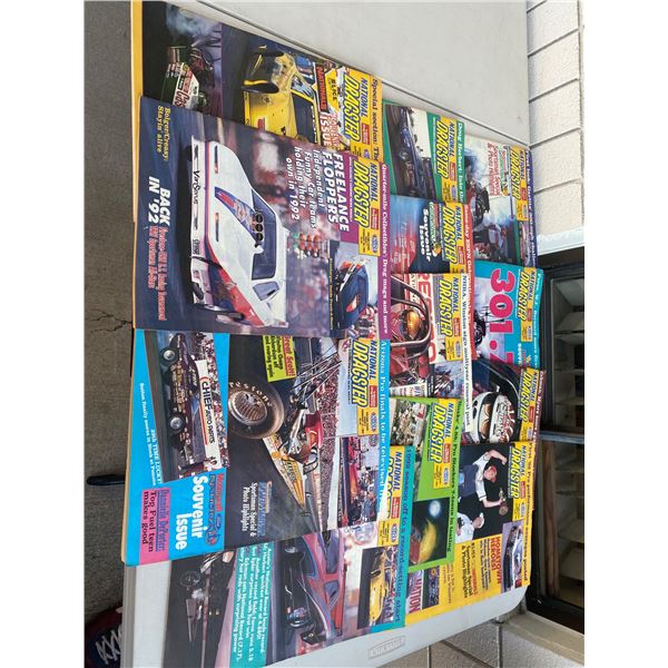 Huge collection of Dragster Magazines and newspapers 1970-2000's  more than 30 bankers boxes full