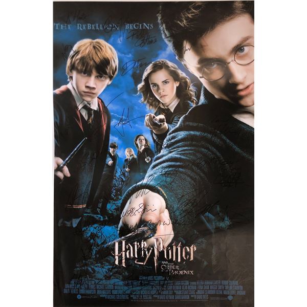 Harry Potter Order of Phoenix Signed Poster