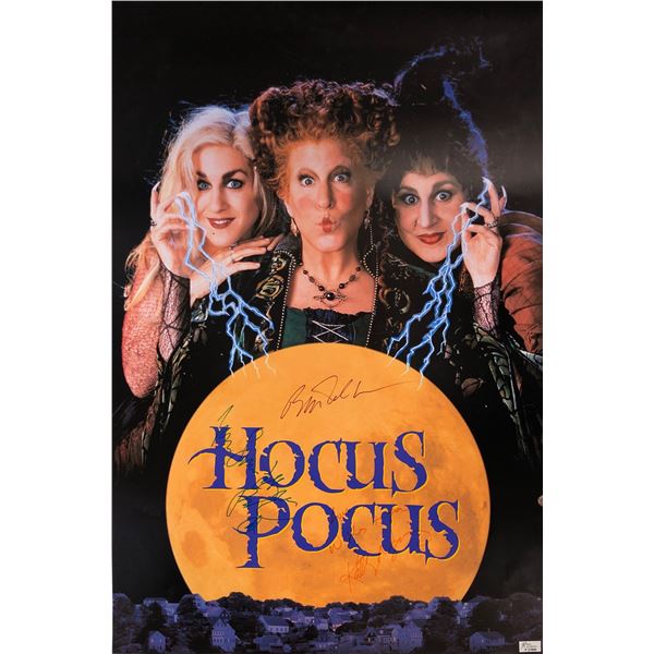 Hocus Pocus Bette Midler Signed Poster
