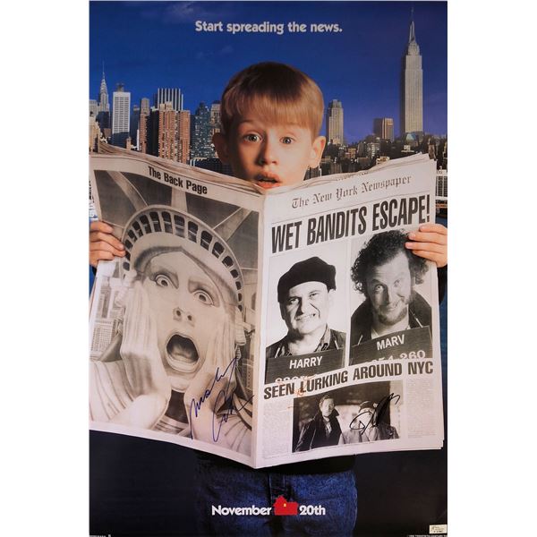 Home Alone Joe Pesci Signed Poster