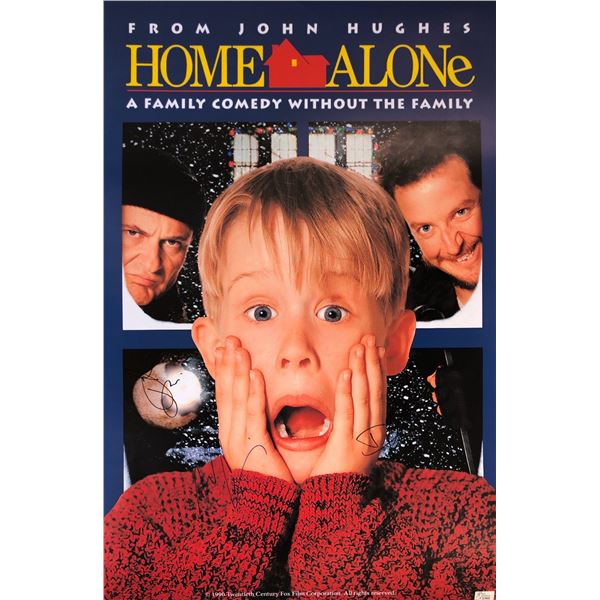 Home Alone Joe Pesci Signed Poster