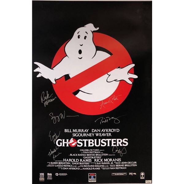 Ghostbusters Bill Murray Signed Poster
