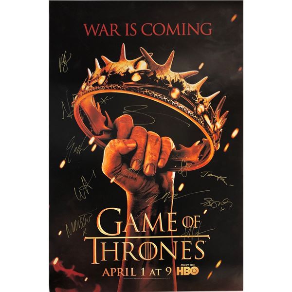 Game of Thornes Lena Headey Signed Poster