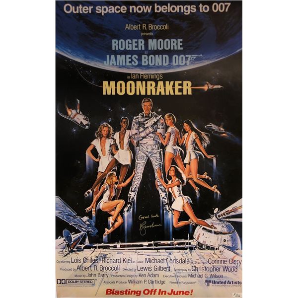Jame Bond 007 Moonraker Signed Poster