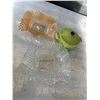 Image 1 : Glassware and small lidded dish insea France
