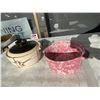 Image 1 : Pottery lidded dish and other