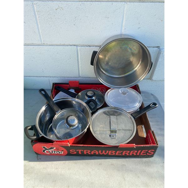 Pots, pans  shooter glasses and bakeware