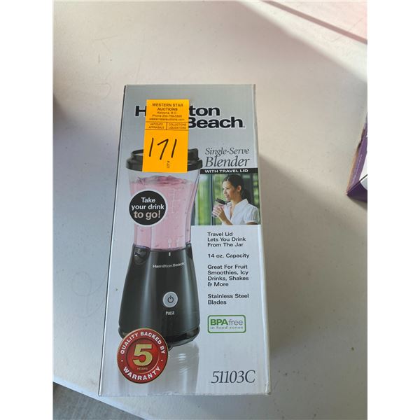 Hamilton Beach  single serve blender