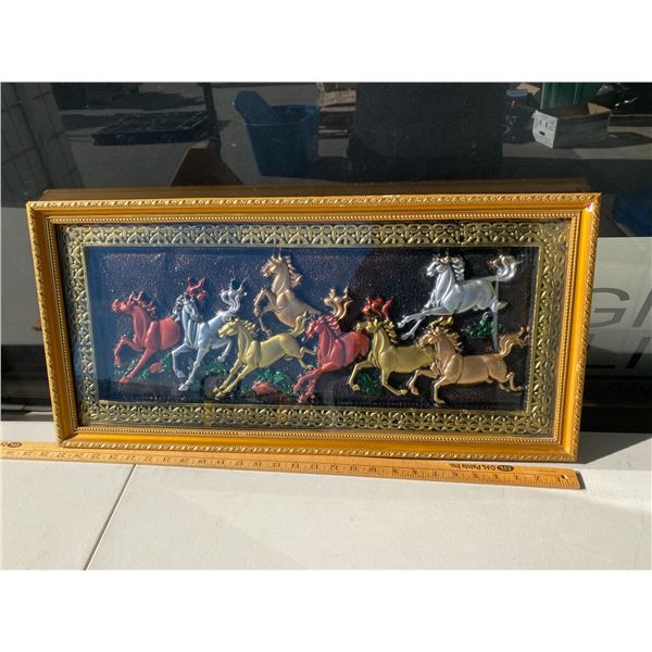 Framed wall hanging