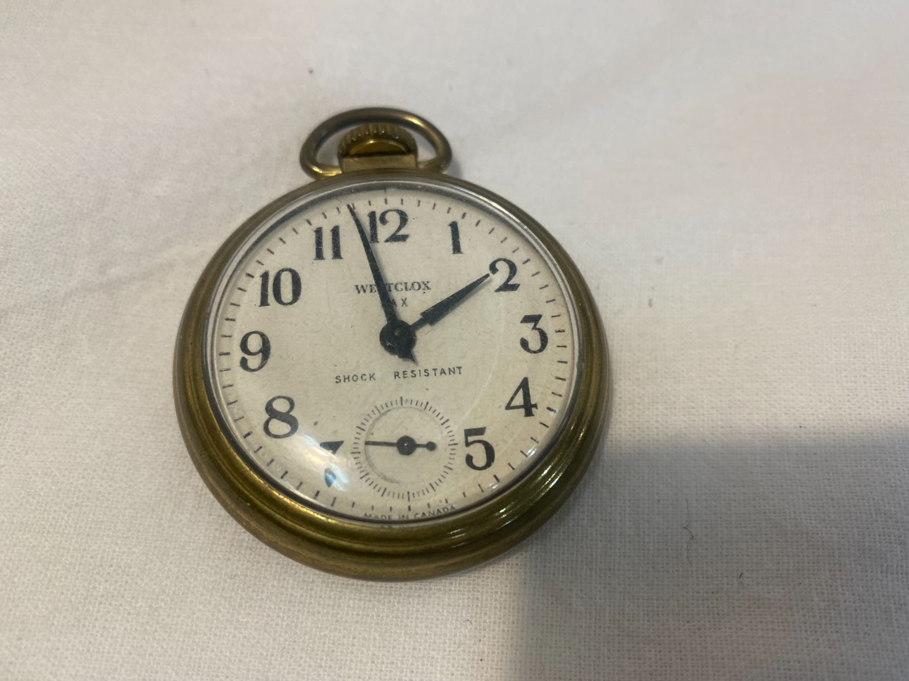 Westclox pocket watch working