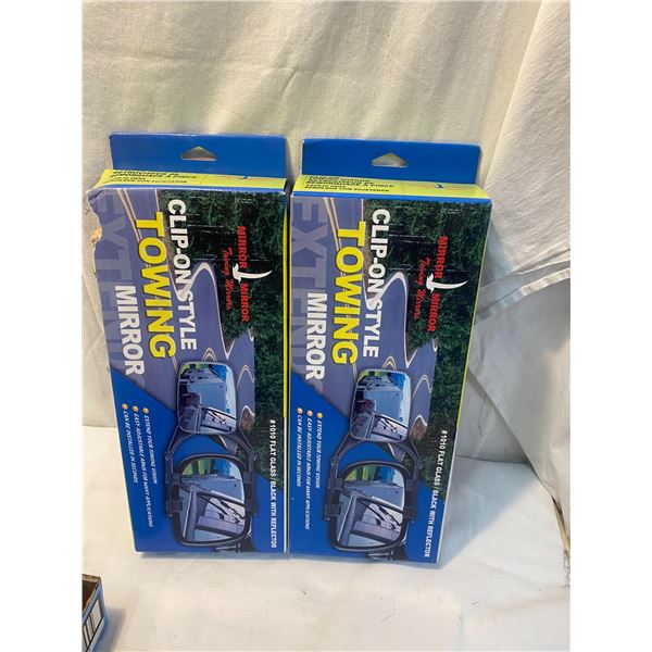 Clip on style towing mirrors