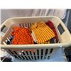 Image 1 : Laundry basket and assorted clothing g